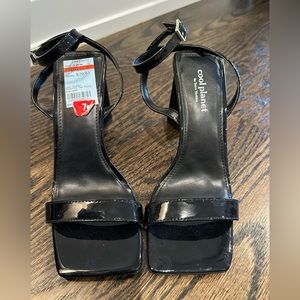 Square toed heels NWT never worn
